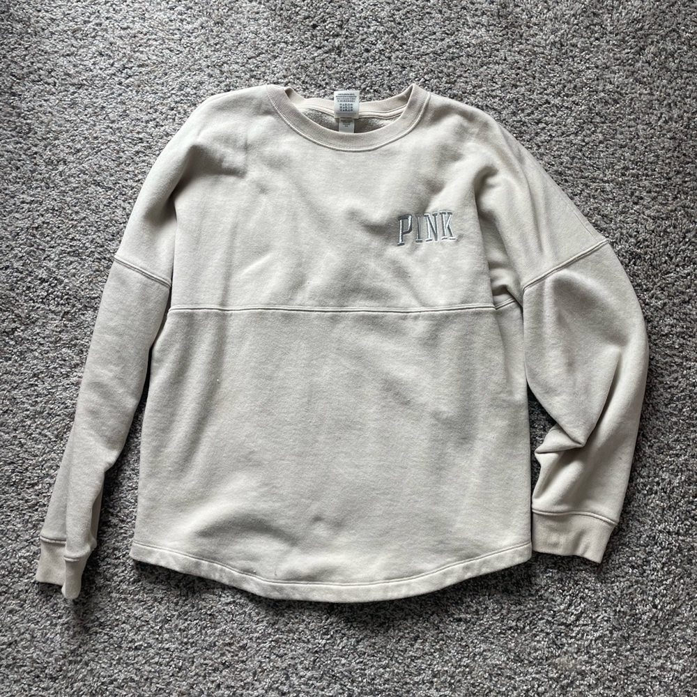 tan neutral crewneck